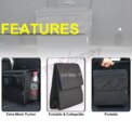 Car Trunk Organizer Felt Boot Organiser Storage Bag Box Portable Handbag Cargo Tool Holder Mesh Net Pocket Collapsible Universal - Image 3