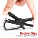 ABS Car Sun Visor Glasses Sunglasses Clip Card Ticket Holder Fastener Universal For Subaru Toyota Volkswagen Volvo Hyundai Kia - Image 5
