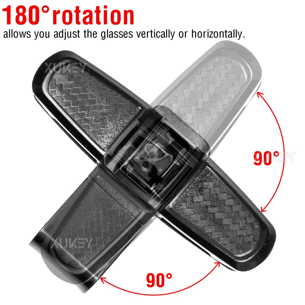 ABS Car Sun Visor Glasses Sunglasses Clip Card Ticket Holder Fastener Universal For Subaru Toyota Volkswagen Volvo Hyundai Kia - Image 3