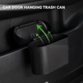 Mini Car Trash Can with Lid Hanging Waterproof Waste Rubbish Bin Garbage Basket Organizer Storage: 3 - 5 Days Free Delivery Only UK Box Auto Interior Accessories