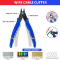 65pc Car Tire Repair Tool Kit Auto Emergency Flat Tire Puncture Plug Needle Nose Pliers Cutter Tyre Nail Tire Pressure Gauge: 3 - 5 Days Free Delivery Only UK - Image 3
