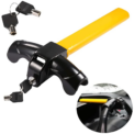 Car Steering Wheel Lock Heavy Duty Stainless Lock Universal Anti-theft Car/Van Security Rotary Enhance Automobile Security: 3 - 5 Days Free Delivery Only UK