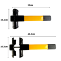 Car Steering Wheel Lock Heavy Duty Stainless Lock Universal Anti-theft Car/Van Security Rotary Enhance Automobile Security: 3 - 5 Days Free Delivery Only UK - Image 3