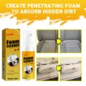 30ML Car Steering wheel foam cleaner Interior Leather Foam Cleaner Seat Clean Car Interior Strong Decontamination Automobile: 3 - 5 Days Free Delivery Only UK - Image 3