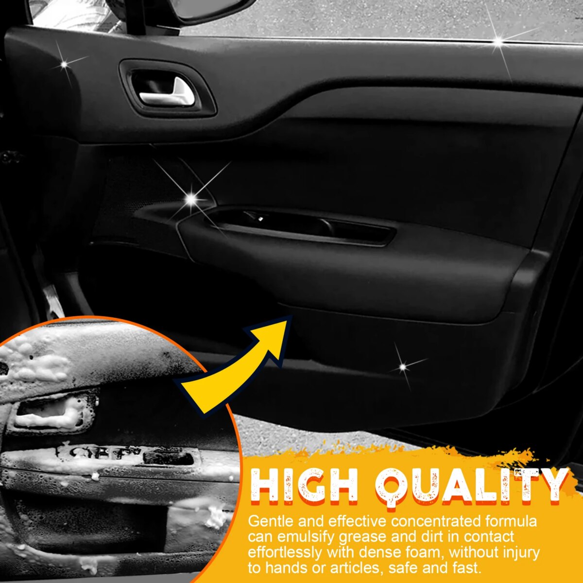 30ML Car Steering wheel foam cleaner Interior Leather Foam Cleaner Seat Clean Car Interior Strong Decontamination Automobile: 3 - 5 Days Free Delivery Only UK - Image 4