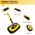 15° Arc Retractable Car Cleaning Brush, Portable Brush Set with Storage Bag for RV, Truck and Camper Cleaning: 3 - 5 Days Free Delivery Only UK - Image 5