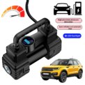 12V 150PSI Mini Air Compressor Dual Cylinder with LED Light Heavy Duty Tire Inflator Car Electric Air Pump Auto Inflatable Pump: 3 - 5 Days Free Delivery Only UK