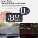 Car Speedometer KM/H HUD GPS Head Up HD Digital Display Windshield Projector Display For All Cars Auto Electronics Accessor: 3 - 5 Days Free Delivery Only UKies - Image 4