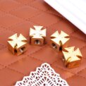 4pcs Tire Valve Caps Protection Cover Universal Tyre Valve Stem Caps Cross Style with Sealing Ring for Car Truck Bike Motorcycle: 3 - 5 Days Free Delivery Only UK - Image 6