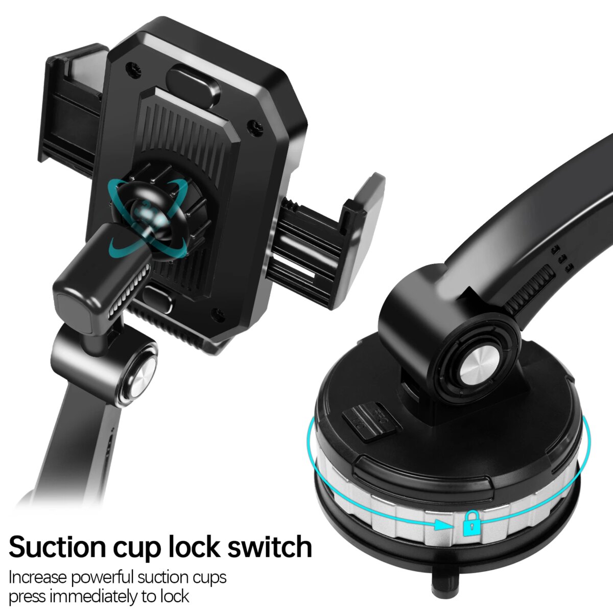 360 Rotation Universal Cell Phone Holder Stand Windscreen Windshield Dashboard Mount Mobile GPS Bracket Support Car Trun: 3 - 5 Days Free Delivery Only UKk Pickup - Image 3