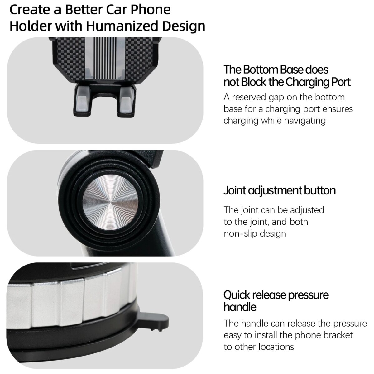 360 Rotation Universal Cell Phone Holder Stand Windscreen Windshield Dashboard Mount Mobile GPS Bracket Support Car Trun: 3 - 5 Days Free Delivery Only UKk Pickup - Image 5