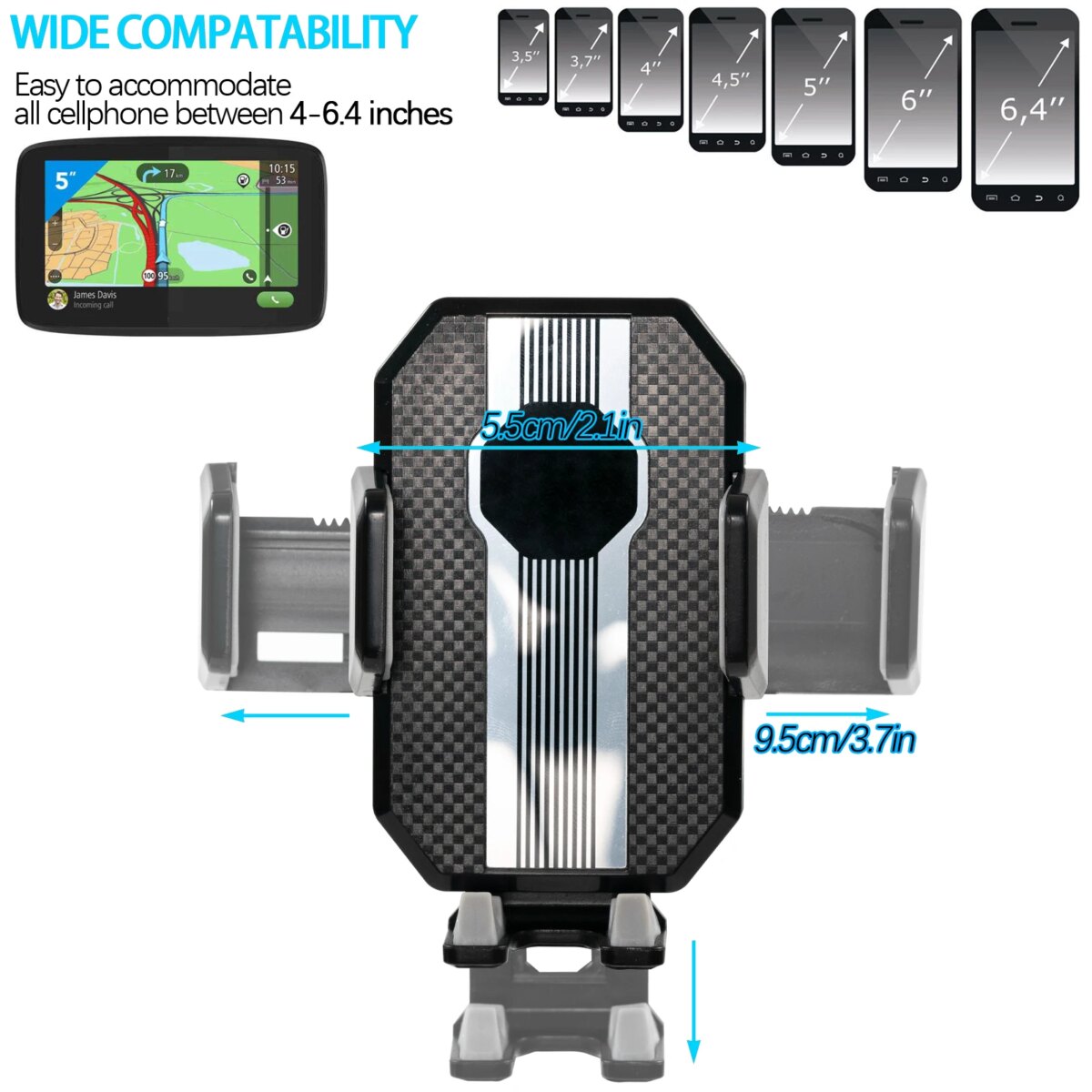 360 Rotation Universal Cell Phone Holder Stand Windscreen Windshield Dashboard Mount Mobile GPS Bracket Support Car Trun: 3 - 5 Days Free Delivery Only UKk Pickup - Image 6