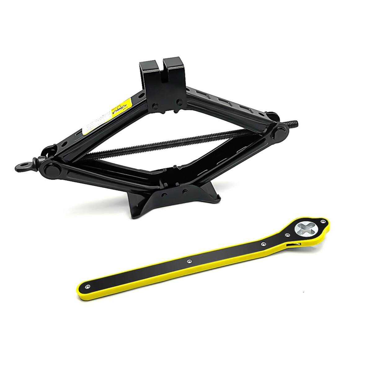 2.5 Ton Tonne Scissor Jack Car Lift Wind Up w/ Crank Speed Garage Handle Tool for Car Van SUV Garage Tool: 3 - 5 Days Free Delivery Only UK - Image 2