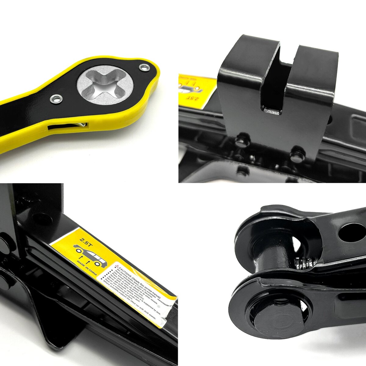 2.5 Ton Tonne Scissor Jack Car Lift Wind Up w/ Crank Speed Garage Handle Tool for Car Van SUV Garage Tool: 3 - 5 Days Free Delivery Only UK - Image 5