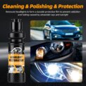 Car Headlight Restoration Polishing Headlamp Scratch Remover Repair Cleaning Paste Remove Oxidation Headlight Polish Liquid: 3 - 5 Days Free Delivery Only UK