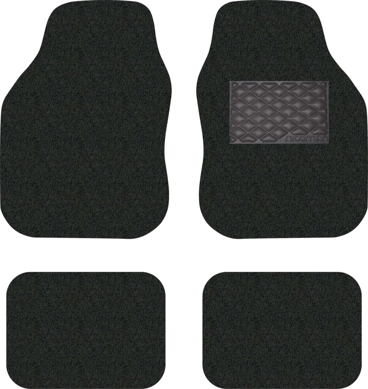 Nicoman Universal Car Floor Mat Spaghetti Car Mat Set Non-Slip PVC Heavy Duty Waterproof Easy Clean: 3 - 5 Days Free Delivery Only UK - Image 1