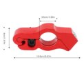 Motorcycle Handlebar Lock Tamper Resistant Weatherproof Aluminum Alloy Anti Theft Grip Lock for Scooters ATVs: 3 - 5 Days Free Delivery Only UK - Image 5