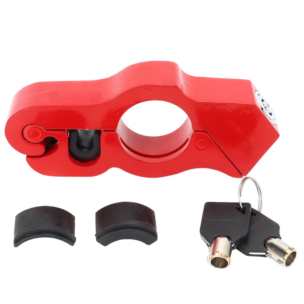 Motorcycle Handlebar Lock Tamper Resistant Weatherproof Aluminum Alloy Anti Theft Grip Lock for Scooters ATVs: 3 - 5 Days Free Delivery Only UK - Image 1