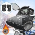 Winter Motorcycle Gloves Waterproof Motorcycle Handlebar Muffs Windproof Handle Bar Cover Thickened Thermal Riding Glove: 3 - 5 Days Free Delivery Only UKs Soft