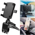 Car Mobile Phone Mount 360 Degree Rotating Rearview Mirror Navigation Bracket Dashboard Adjustable Spring Clip Cell Phone Holder: 3 - 5 Days Free Delivery Only UK - Image 5