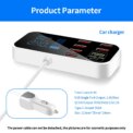 A9S+ 8 Port Car Charger with LED Display Type-C QC3.0 Quick Charging Intelligent Portable Safe Vehicle Charger Station: 3 - 5 Days Free Delivery Only UK - Image 4