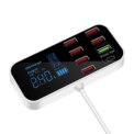 A9S+ 8 Port Car Charger with LED Display Type-C QC3.0 Quick Charging Intelligent Portable Safe Vehicle Charger Station: 3 - 5 Days Free Delivery Only UK - Image 2
