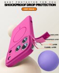 Magnetic Liquid Silicone Phone Case For iPhone 11 12 13 16 17 Pro Max Air 15 14 16 Plus Magsafe Official Charge Protector Cover: 3 - 5 Days Free Delivery Only UK - Image 5