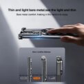 Metal Magnetic Case Fall Resistance Magnetic Charging Strap Bracket for Samsung Galaxy S24 Ultra: 3 - 5 Days Free Delivery Only UK - Image 3