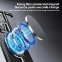Metal Magnetic Case Fall Resistance Magnetic Charging Strap Bracket for Samsung Galaxy S24 Ultra: 3 - 5 Days Free Delivery Only UK - Image 2