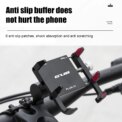 GUB PLUS 21 GPS Clip Bracket Aluminum Alloy Cell Phone Mount Holder Rotatable Adjustable Anti-slip for 22.2-31.8mm Handlebar: 3 - 5 Days Free Delivery Only UK - Image 4