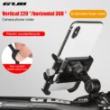 GUB PLUS 21 GPS Clip Bracket Aluminum Alloy Cell Phone Mount Holder Rotatable Adjustable Anti-slip for 22.2-31.8mm Handlebar: 3 - 5 Days Free Delivery Only UK