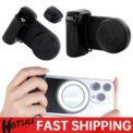 For Magsafe Bluetooth-Compatible Shutter Phone Hand Grip Camera Handle Grip Selfie Stablizer Selfie Handle for iPhone 16 15 Vlog: 3 - 5 Days Free Delivery Only UK