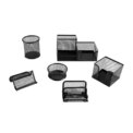 6Pcs Desktop Storage Box Metal Mesh Storage Rack Office Metal Desktop Organizers Pen Holder Set: 3 - 5 Days Free Delivery Only UK - Image 3