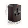 Universal Travel Adapter International All in One PD20W & QC18W Power Plug Wall Charger USB C Charging Ports for USA EU UK AU 3 - 5 Days Free Delivery Only UK - Image 2