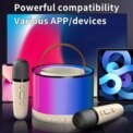 Mini Karaoke Machine Portable Bluetooth-Speaker Wireless Microphones Kids Gift 3 - 5 Days Free Delivery Only UK - Image 3