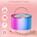 Mini Karaoke Machine Portable Bluetooth-Speaker Wireless Microphones Kids Gift 3 - 5 Days Free Delivery Only UK - Image 2