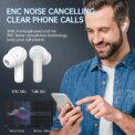 Bluetooth 5.3 Earbuds 40H Playtime, Hi-Fi Sound w/ENC Mic, IPX7 Waterproof, Comfort Fit Wireless Earphones for iOS Android 3 - 5 Days Free Delivery Only UK - Image 4