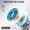 Bluetooth 5.3 Earbuds 40H Playtime, Hi-Fi Sound w/ENC Mic, IPX7 Waterproof, Comfort Fit Wireless Earphones for iOS Android 3 - 5 Days Free Delivery Only UK - Image 2