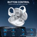 Wireless Earbuds, Bluetooth 5.3 Headphones Sport, Bluetooth Earbuds with ENC Noise Canceling Mic, Bass Stereo Wireless Earphone 3 - 5 Days Free Delivery Only UK - Image 3