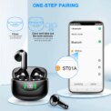 Wireless Earbuds, Bluetooth 5.3 Headphones Built in Noise Cancelling Mic, 36H Playtime LED Display Wireless Earphones. 3 - 5 Days Free Delivery Only UK - Image 6