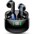 Wireless Earbuds, Bluetooth 5.3 Headphones Built in Noise Cancelling Mic, 36H Playtime LED Display Wireless Earphones. 3 - 5 Days Free Delivery Only UK