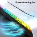 For PS5 Slim Stand Cooling Station With RGB Light Cooling Fan Dual Controllers Charger For PS5 Slim Console Digital&Disc Edition: 3 - 5 Days Free Delivery Only UK - Image 3