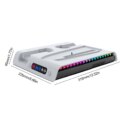 For PS5 Slim Stand Cooling Station With RGB Light Cooling Fan Dual Controllers Charger For PS5 Slim Console Digital&Disc Edition: 3 - 5 Days Free Delivery Only UK - Image 6