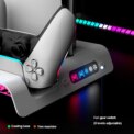 For PS5 Slim Stand Cooling Station With RGB Light Cooling Fan Dual Controllers Charger For PS5 Slim Console Digital&Disc Edition: 3 - 5 Days Free Delivery Only UK - Image 4