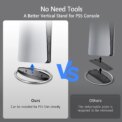 AceGamer Vertical Stand for PS5/ PS5 Pro/ PS5 Slim Console, Non-Slip Base Mount for PlayStation 5 Vertical Stand Electronic : 3 - 5 Days Free Delivery Only UK - Image 5