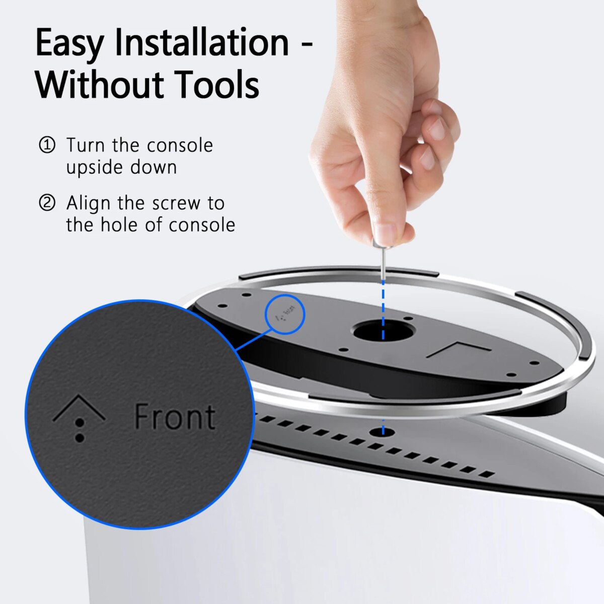 AceGamer Vertical Stand for PS5/ PS5 Pro/ PS5 Slim Console, Non-Slip Base Mount for PlayStation 5 Vertical Stand Electronic : 3 - 5 Days Free Delivery Only UK - Image 4