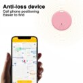 1-10PCS Smart Mini GPS Mobile Tracker Bluetooth 4.0 Round Anti Lost Alarm Tag Finder Works With isearching App for Key Wallet - Image 3