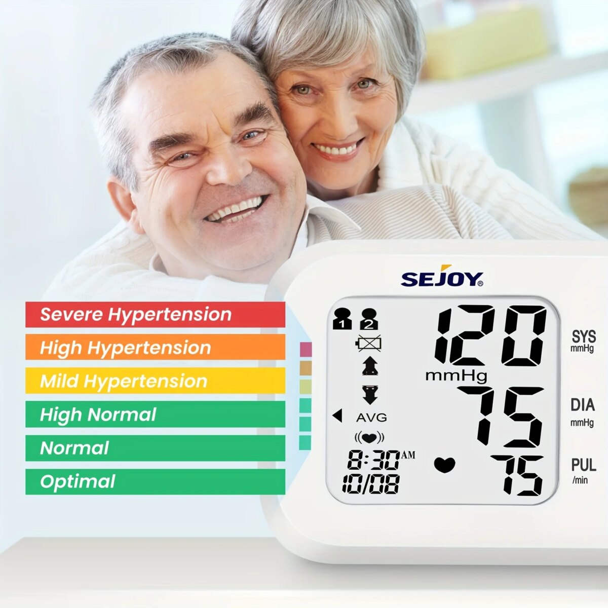 Sejoy Accurate Wrist Blood Pressure Monitor For Home Use Automatic Digital Blood Pressure Device With Large LCD Display: 3 - 5 Days Free Delivery Only UK - Image 6