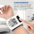 Sejoy Accurate Wrist Blood Pressure Monitor For Home Use Automatic Digital Blood Pressure Device With Large LCD Display: 3 - 5 Days Free Delivery Only UK