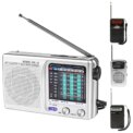 Portable Mini Radio Full Band FM/AM/SW Battery Operated Radio Player with Telescopic Antenna Emergency Radio Built-in Speaker: 3 - 5 Days Free Delivery Only UK - Image 2